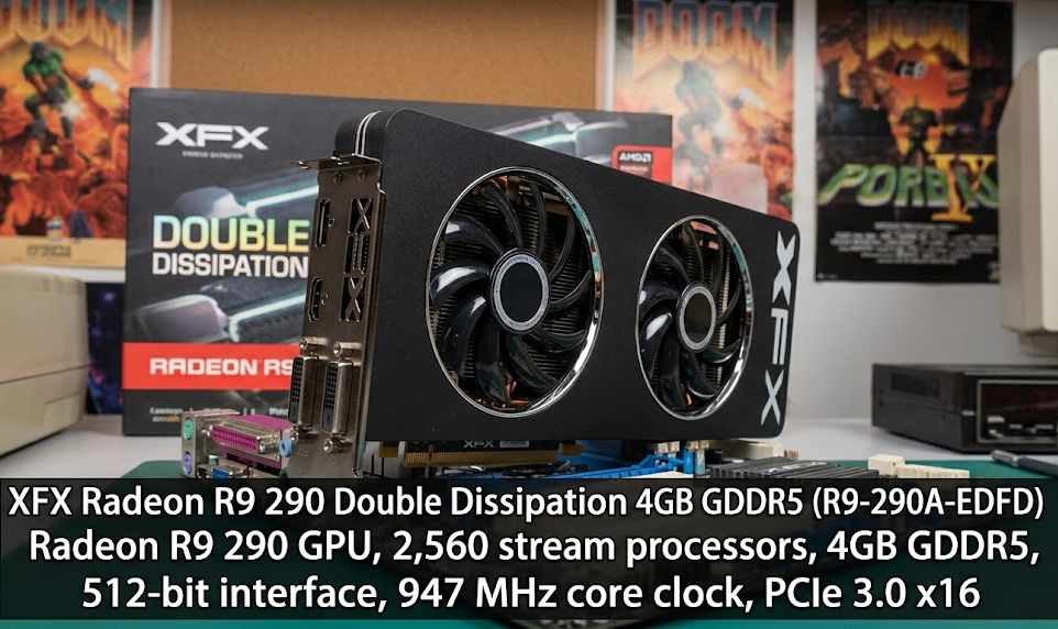 XFX Radeon R9 290 Double Dissipation 4GB GDDR5 PCIe R9-290A-EDFD: Specifications, Features and What to Expect